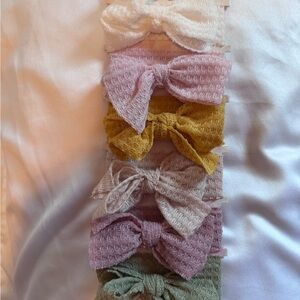 Colorful Bow Headband Set for Kids